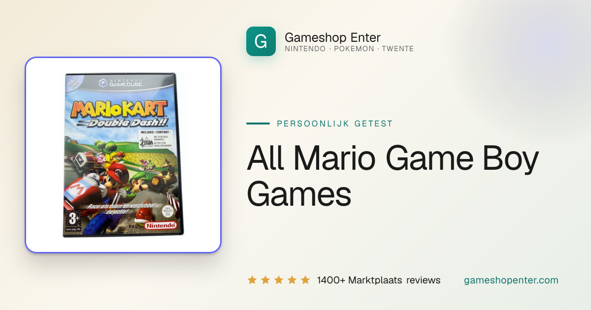 All Mario Game Boy Games — Full List & Buying Guide
