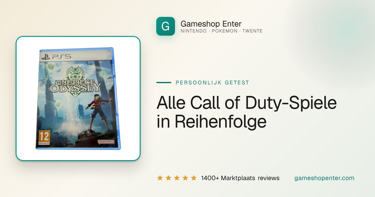 Alle Call of Duty-Spiele in Reihenfolge — komplette Liste, 2003 bis heute