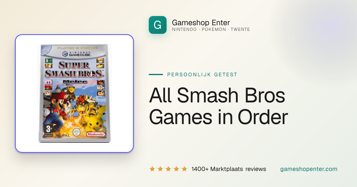 All Smash Bros. Games in Order — Full List, N64 to Switch