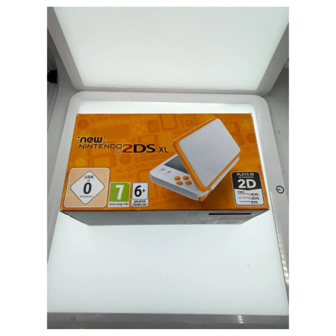 New Nintendo 2DS XL Wit + Oranje (Console met doos) — In doos tweedehands handheld kopen