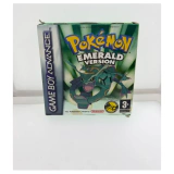 Pokemon Emerald Game Boy Advance Achterkant — Game in doos