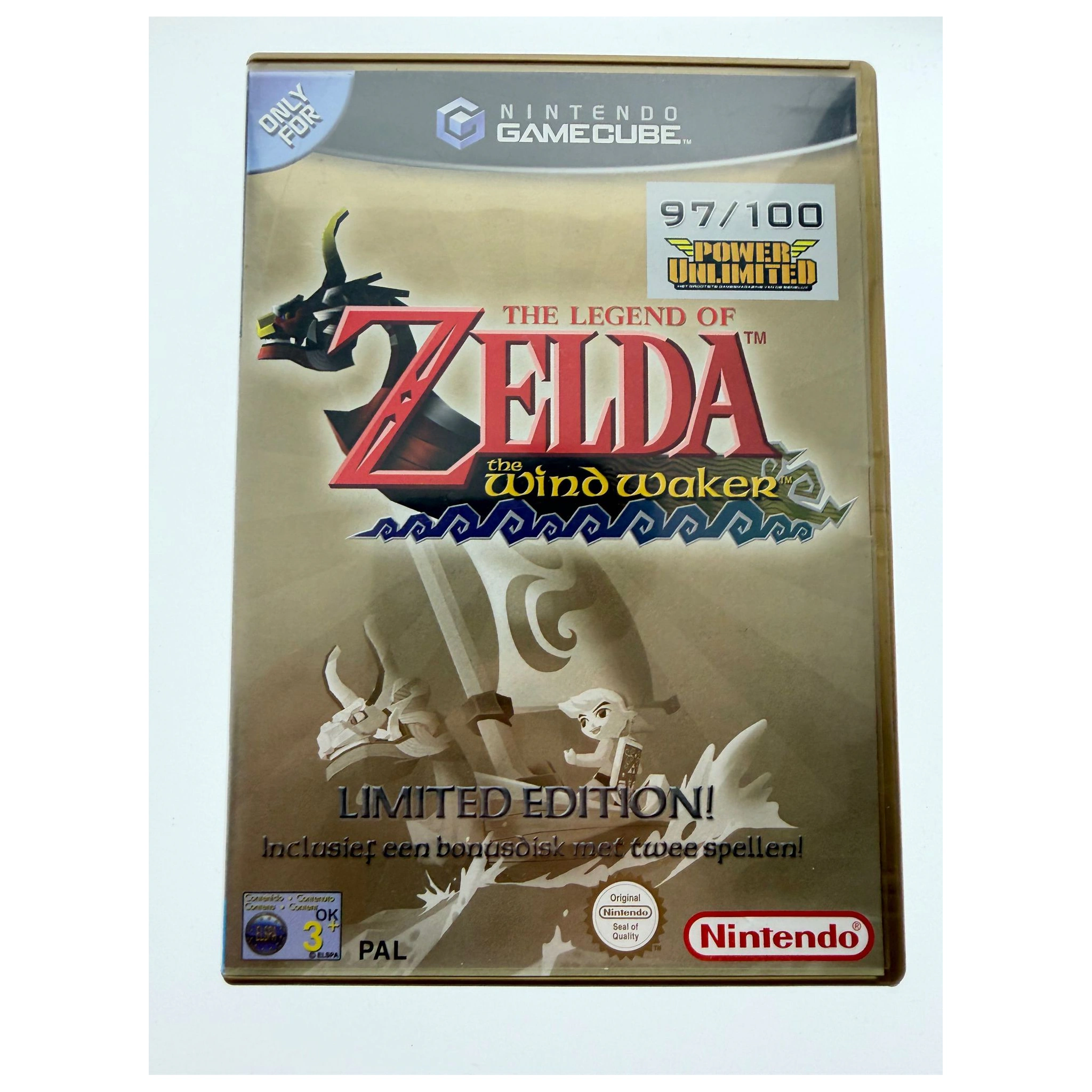 The Legend of Zelda: The Wind Waker (Limited Edition) (GameCube) — Game in doos, Goed staat — origineel kopen bij Gameshop Enter