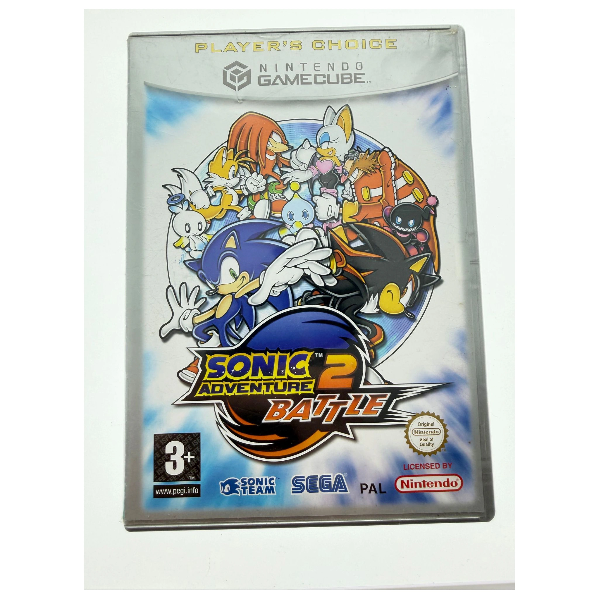Sonic Adventure 2: Battle (Player's Choice) (GameCube) — Game in doos, Goed staat — origineel tweedehands kopen bij Gameshop Enter