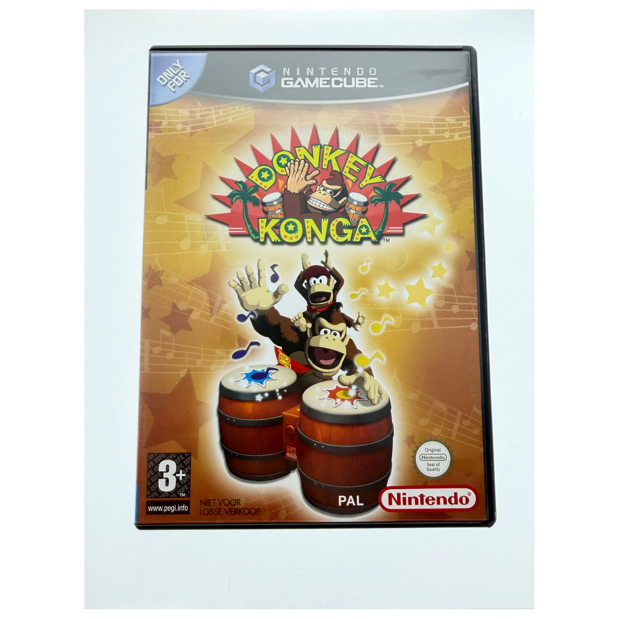 Donkey Konga (GameCube) — Game in doos, Goed staat — origineel tweedehands kopen bij Gameshop Enter