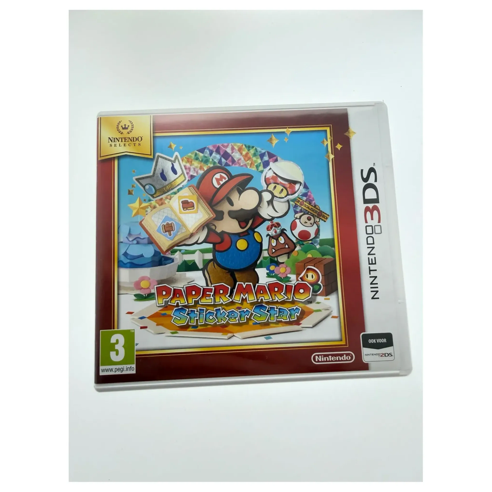 Paper Mario: Sticker Star (Nintendo Selects) (Nintendo 3DS) — Game in doos, Goed staat — origineel tweedehands kopen bij Gameshop Enter