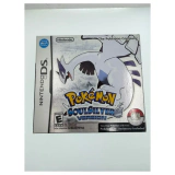 Pokemon SoulSilver + Pokewalker (USA) Nintendo DS Voorkant — Game in doos met handleiding