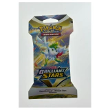 Pokemon TCG Brilliant Stars Sleeved Booster Pack Pokemon Kaarten Voorkant — Sealed