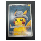 Pokemon Pikachu with Grey Felt Hat — Van Gogh (SVP 085) Pokemon Kaarten Voorkant — Sealed
