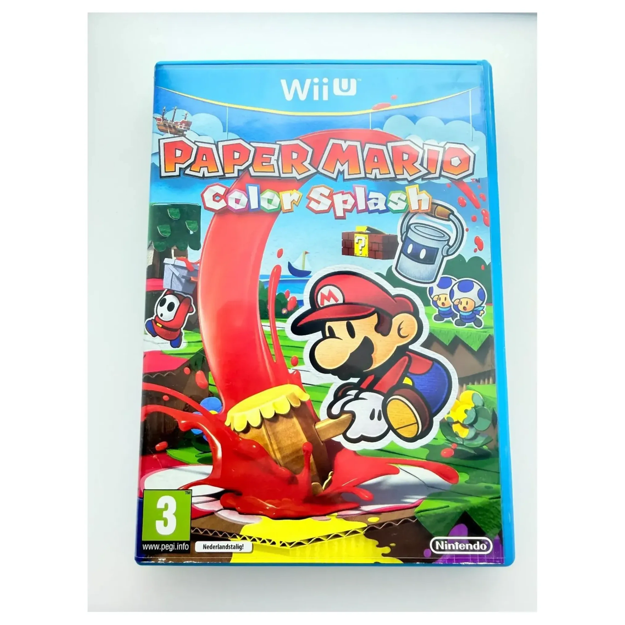 Paper Mario: Color Splash (Wii U) — Game in doos, Goed staat — origineel tweedehands kopen bij Gameshop Enter