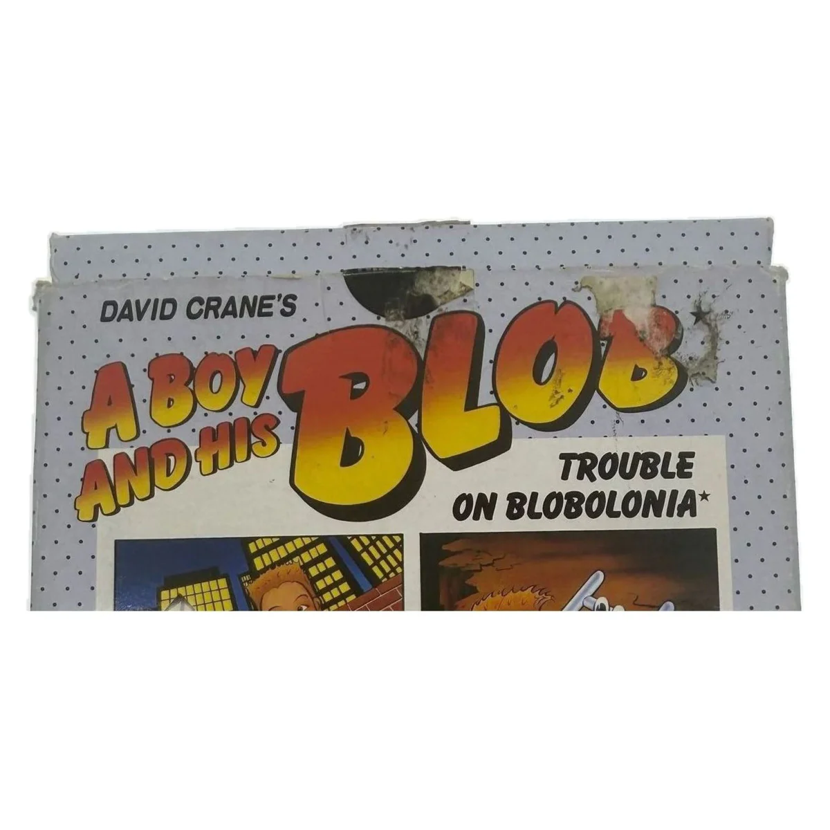 A Boy and His Blob: Trouble on Blobolonia NES Detail — Game in doos met handleiding