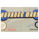 Advance Wars Game Boy Advance Label — Losse cartridge