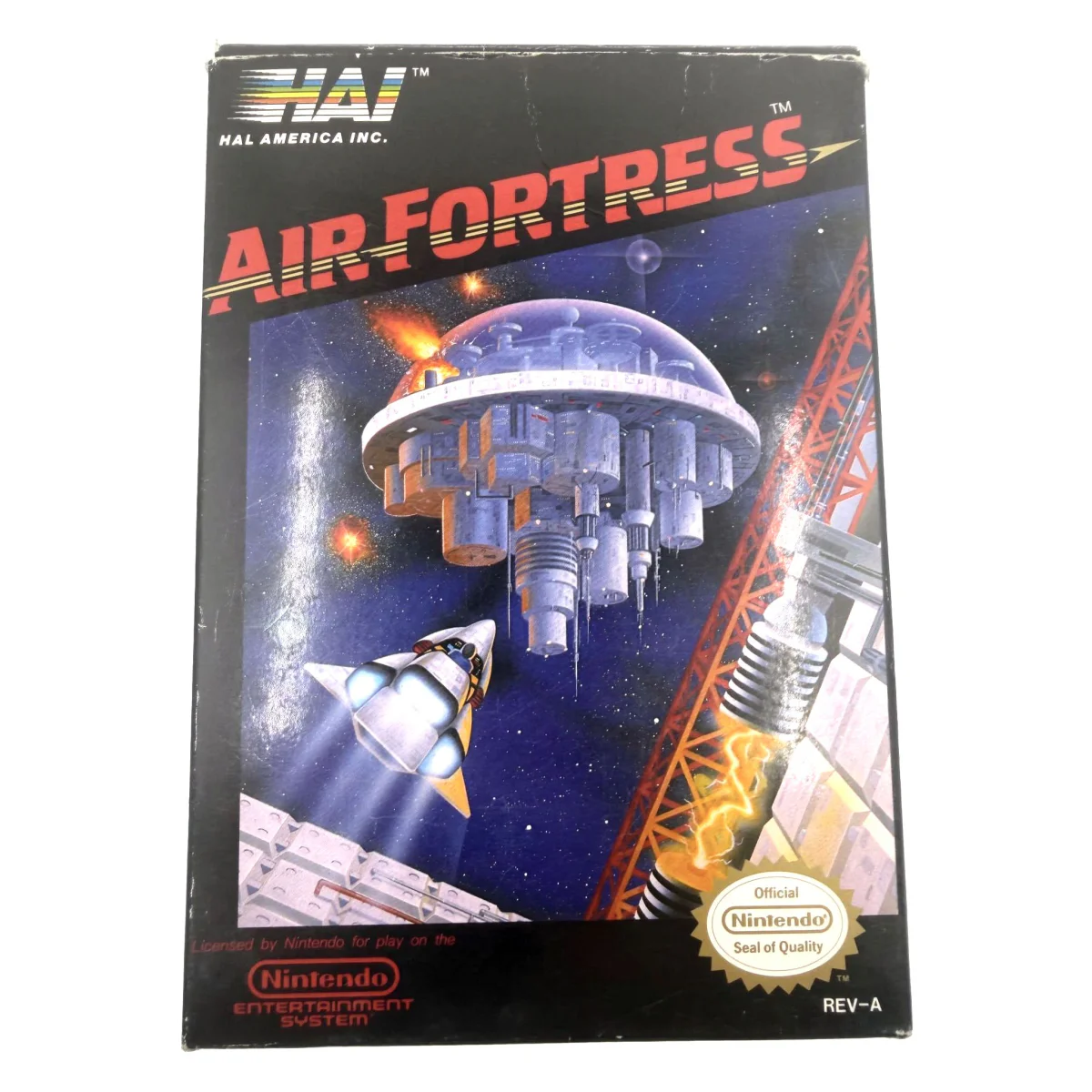 Air Fortress NES Voorkant — Game in doos