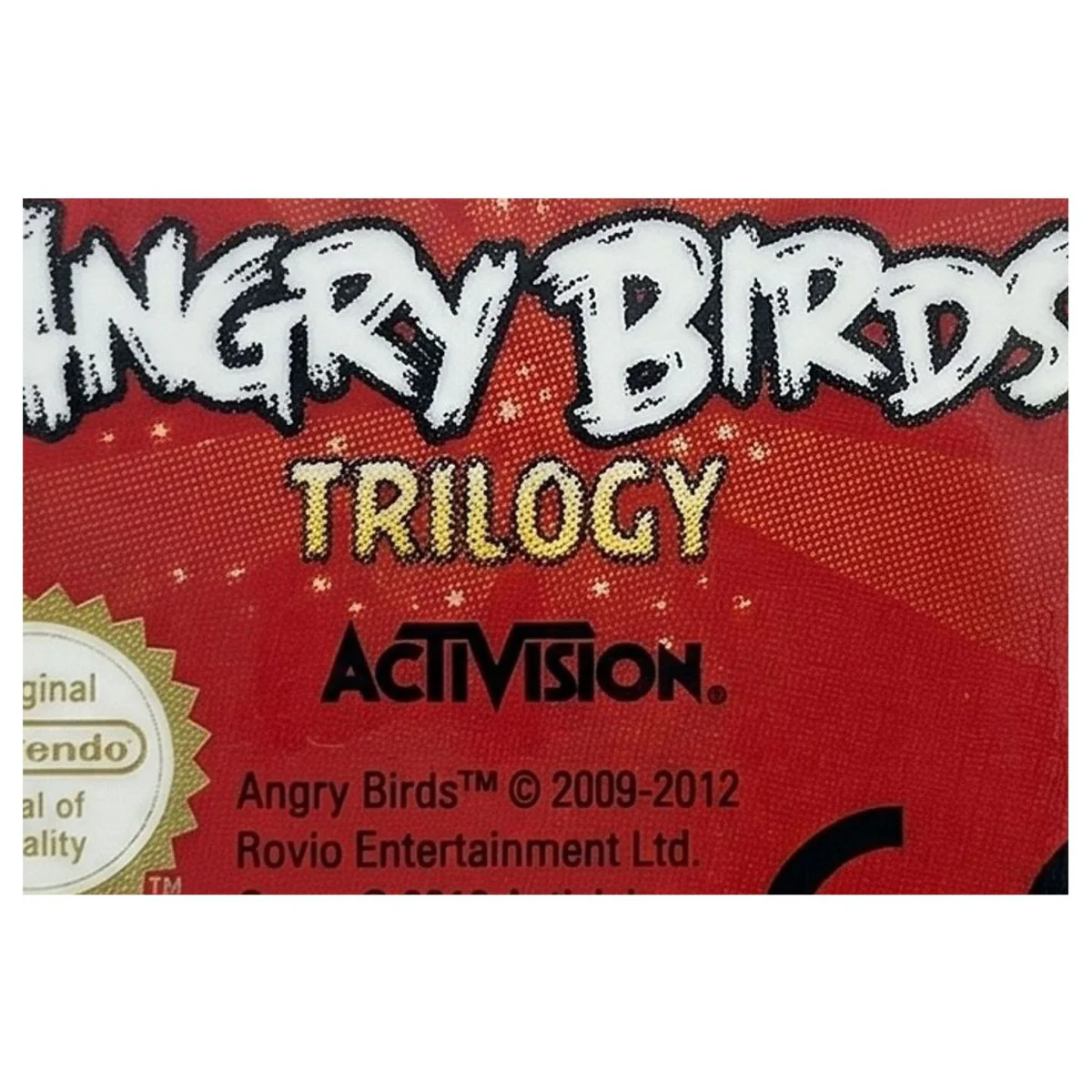 Angry Birds Trilogy Nintendo 3DS Label — Losse cartridge