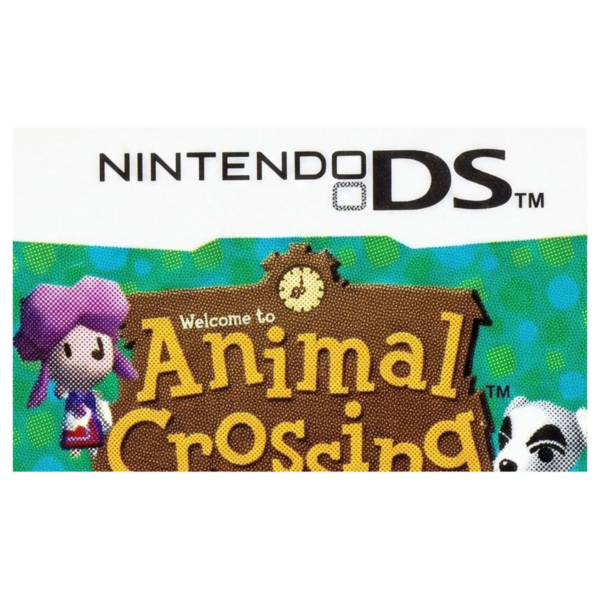 Animal Crossing: Wild World (slechte staat) Nintendo DS Detail — Losse cartridge
