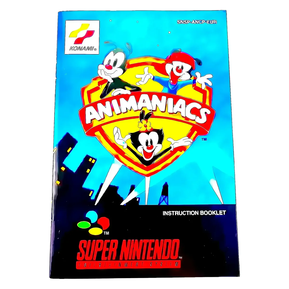 Animaniacs — manual original (Super Nintendo) — Con manual