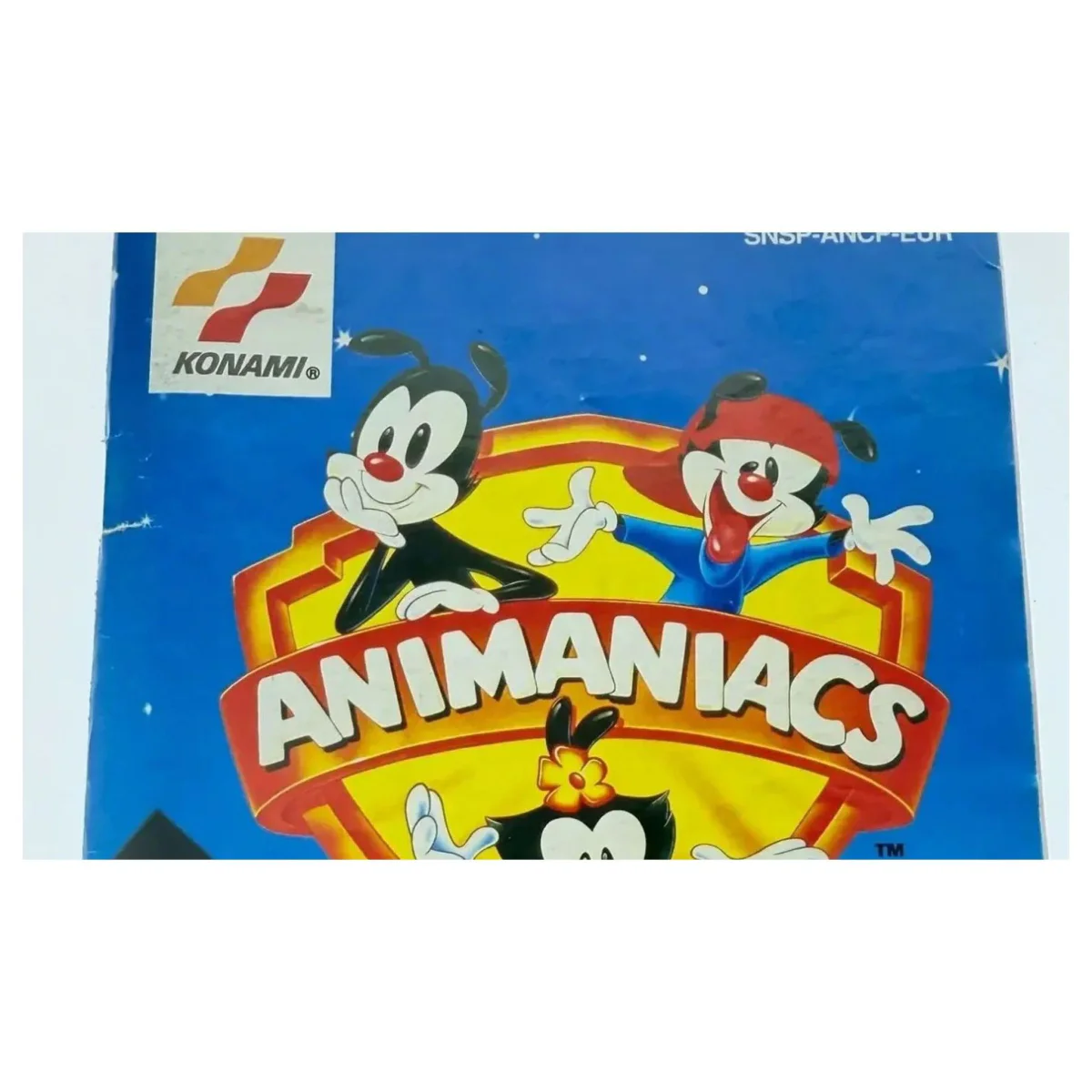 Animaniacs — originele handleiding Super Nintendo Detail — Met handleiding