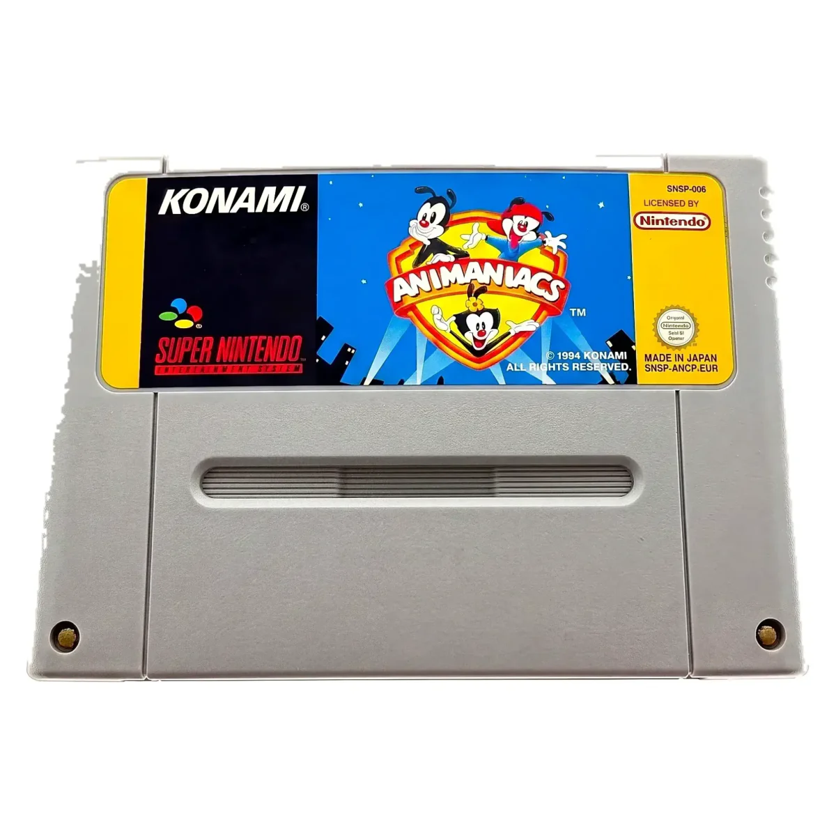 Animaniacs Super Nintendo Voorkant — Losse cartridge