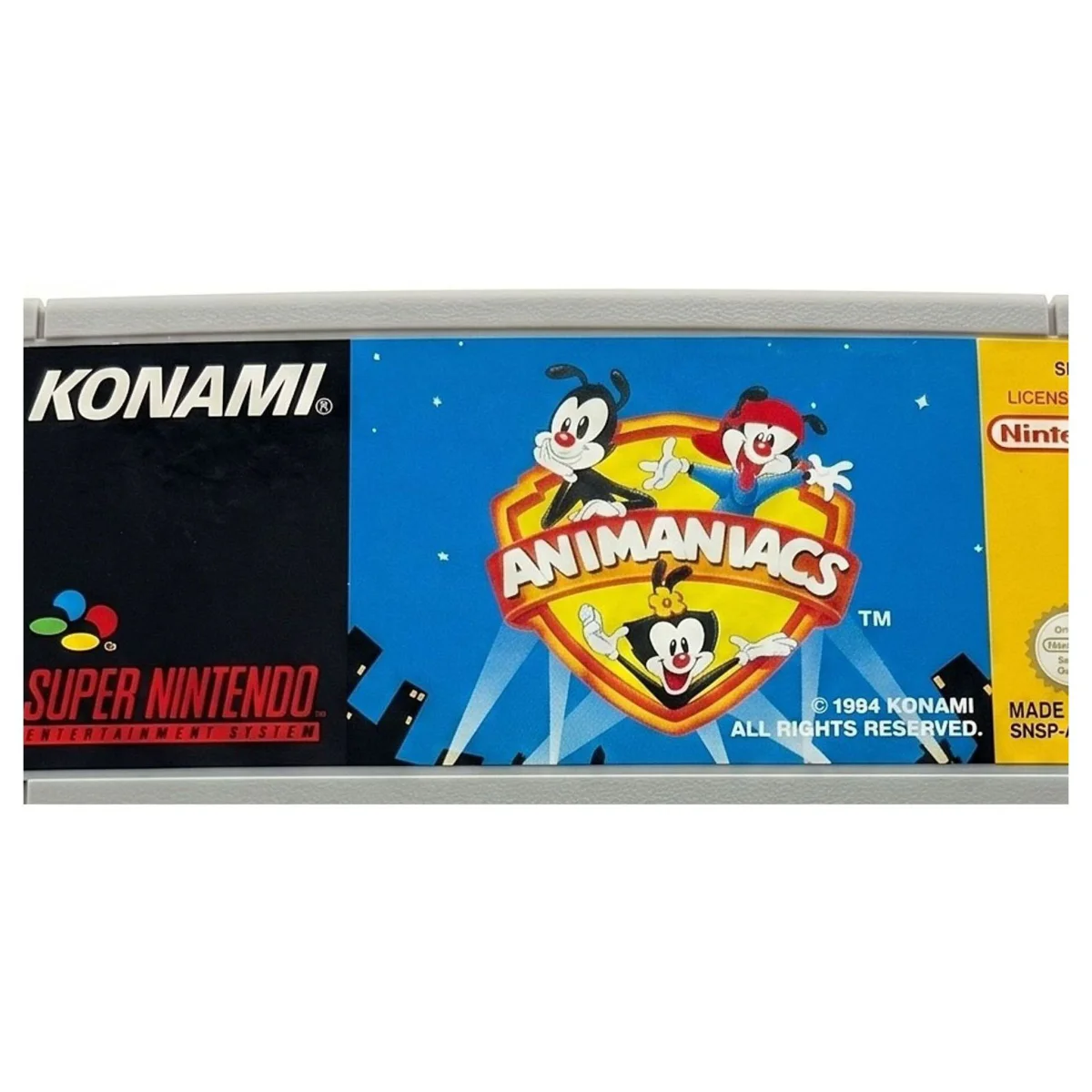 Animaniacs Super Nintendo Detail — Losse cartridge