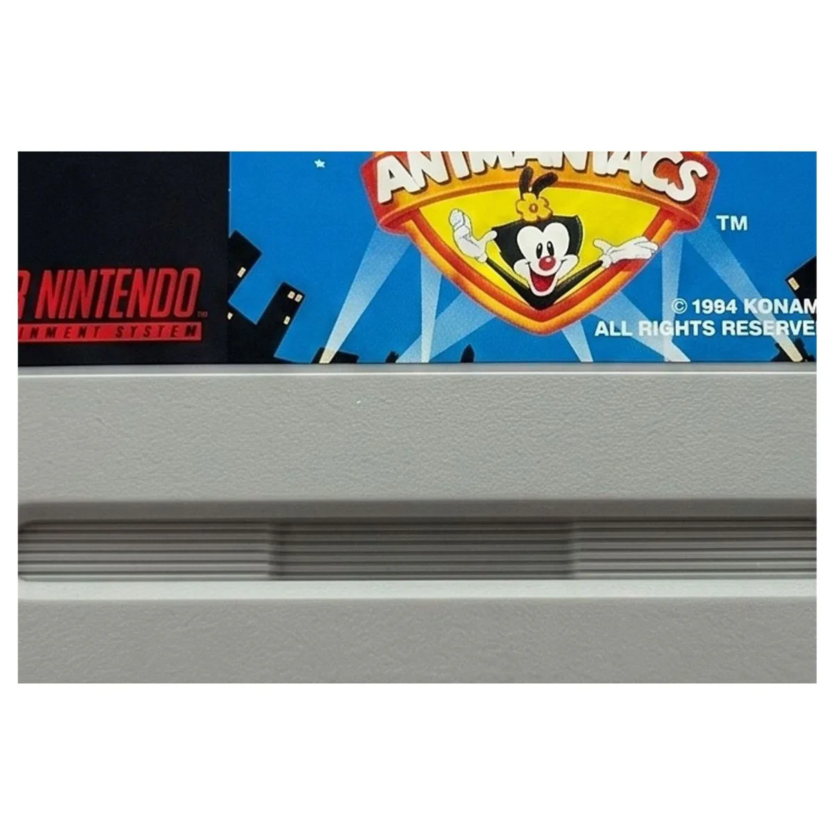 Animaniacs Super Nintendo Label — Losse cartridge