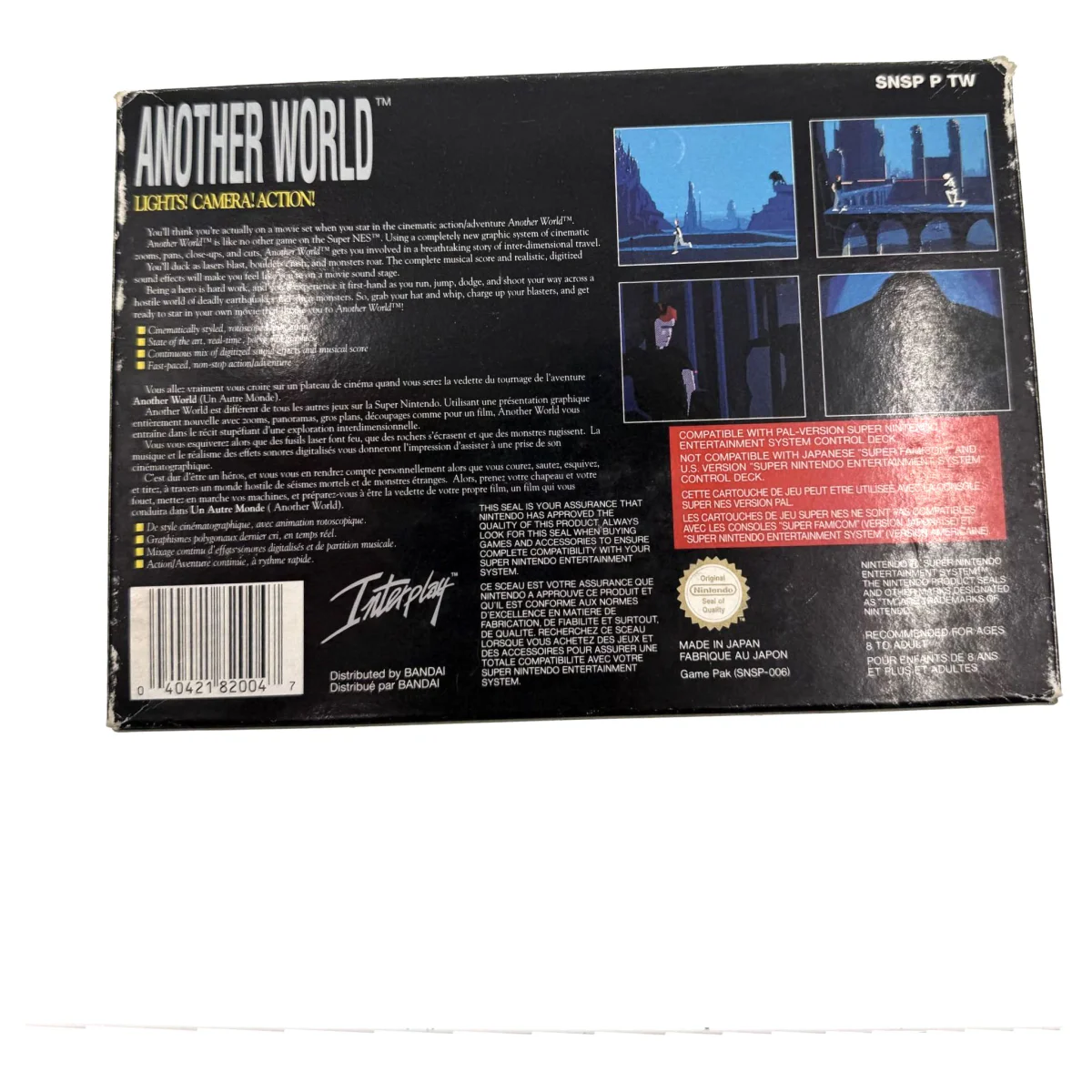 Another World (Super Nintendo) — Spiel in Originalverpackung (OVP)