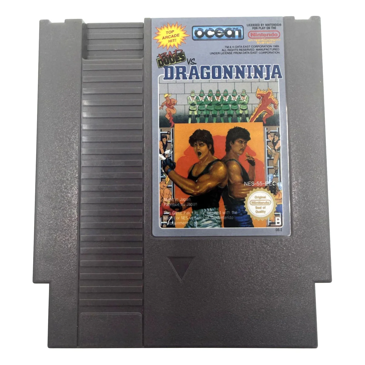 Bad Dudes vs. DragonNinja (NES) — Solo cartuccia (senza scatola)