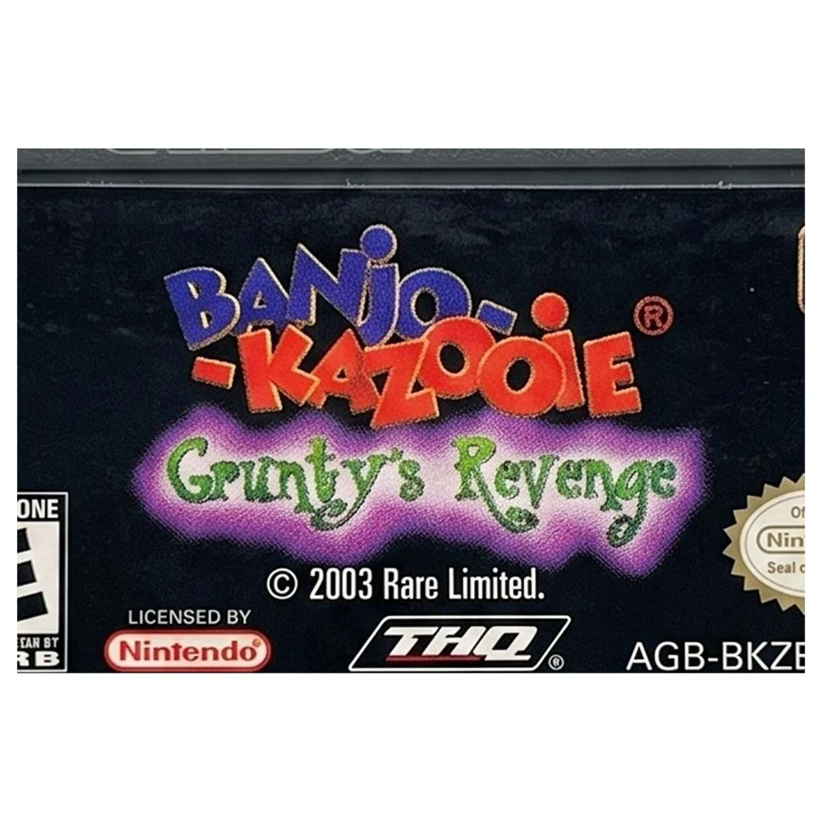 Banjo-Kazooie: Grunty's Revenge Game Boy Advance Label — Losse cartridge