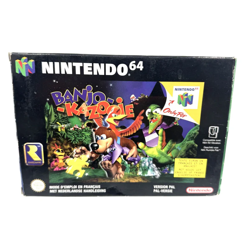 Banjo-Kazooie (Nintendo 64) Game in doos — Goed — origineel kopen bij Gameshop Enter