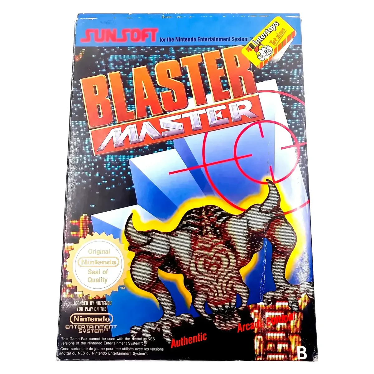 Blaster Master (NES) — Hra v originální krabici