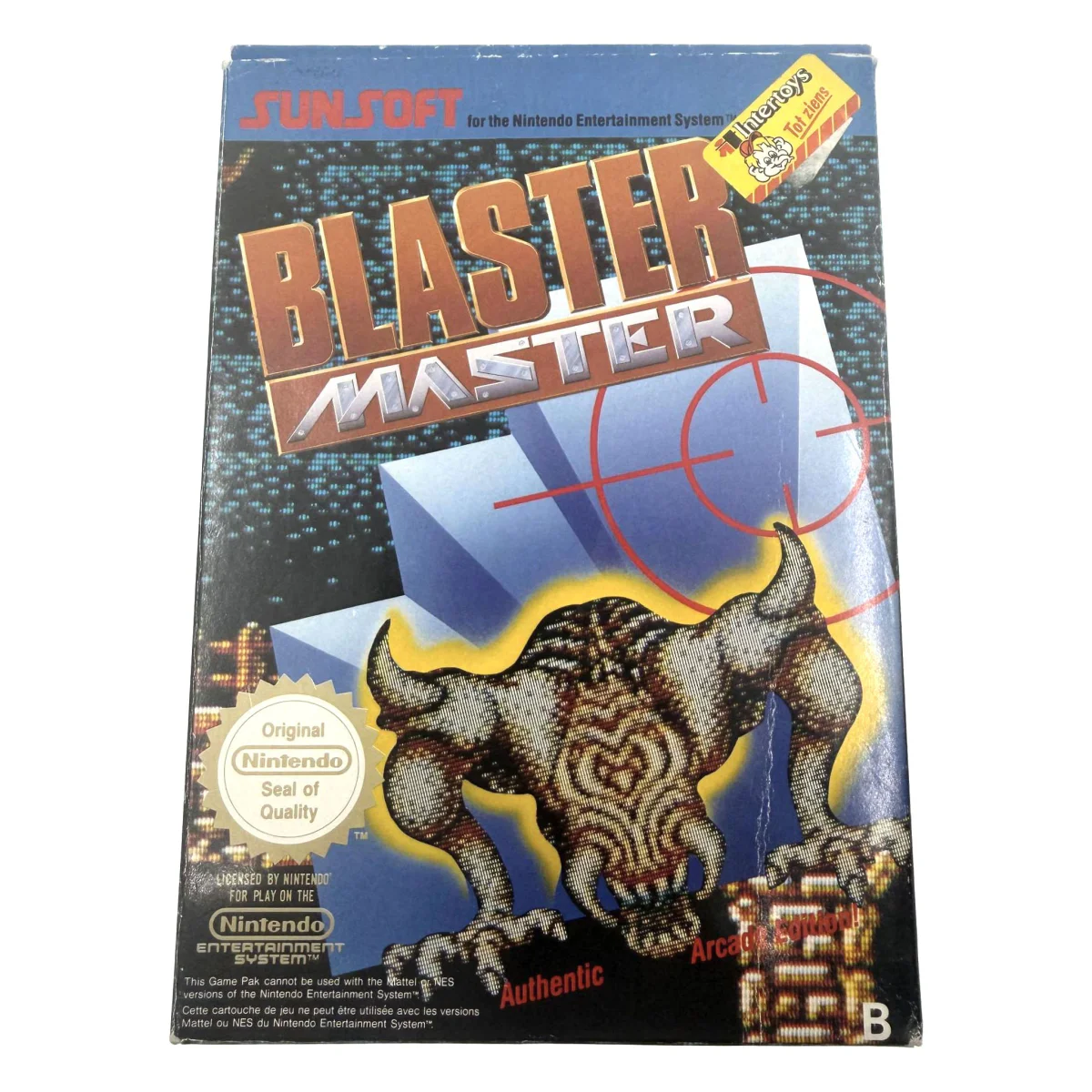 Blaster Master NES Voorkant — Game in doos