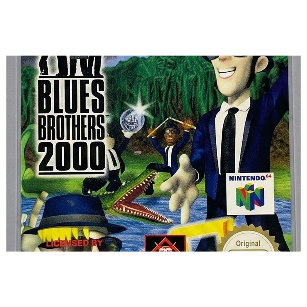 Blues Brothers 2000 Nintendo 64 Label — Losse cartridge