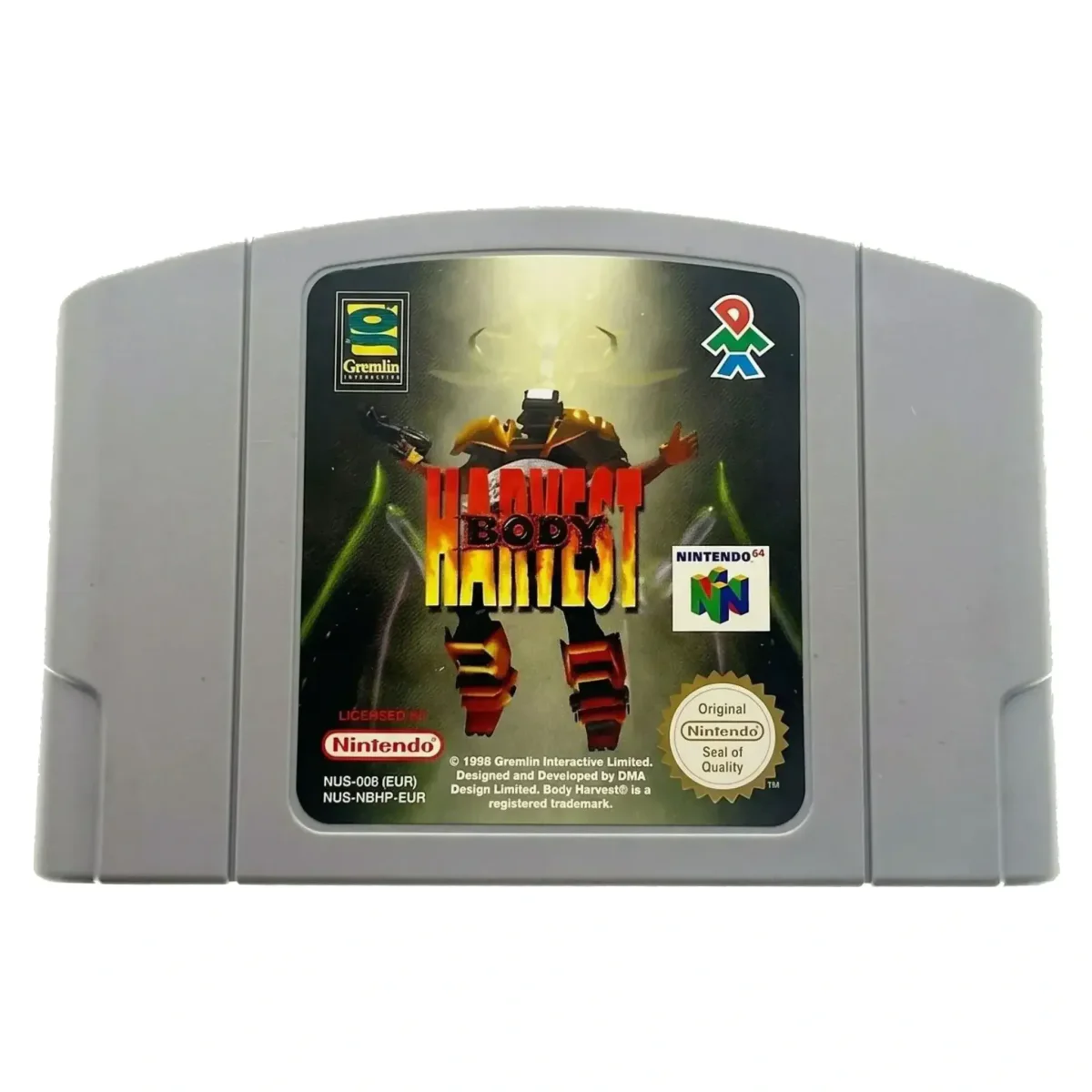 Body Harvest Nintendo 64 Voorkant — Losse cartridge