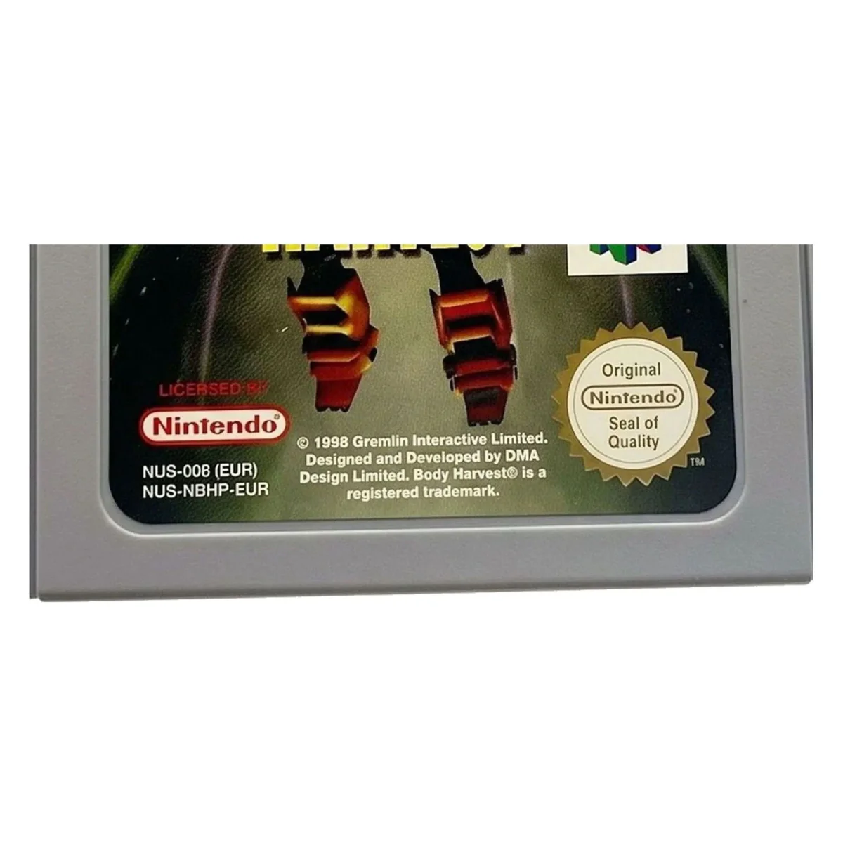 Body Harvest Nintendo 64 Binnenkant — Losse cartridge