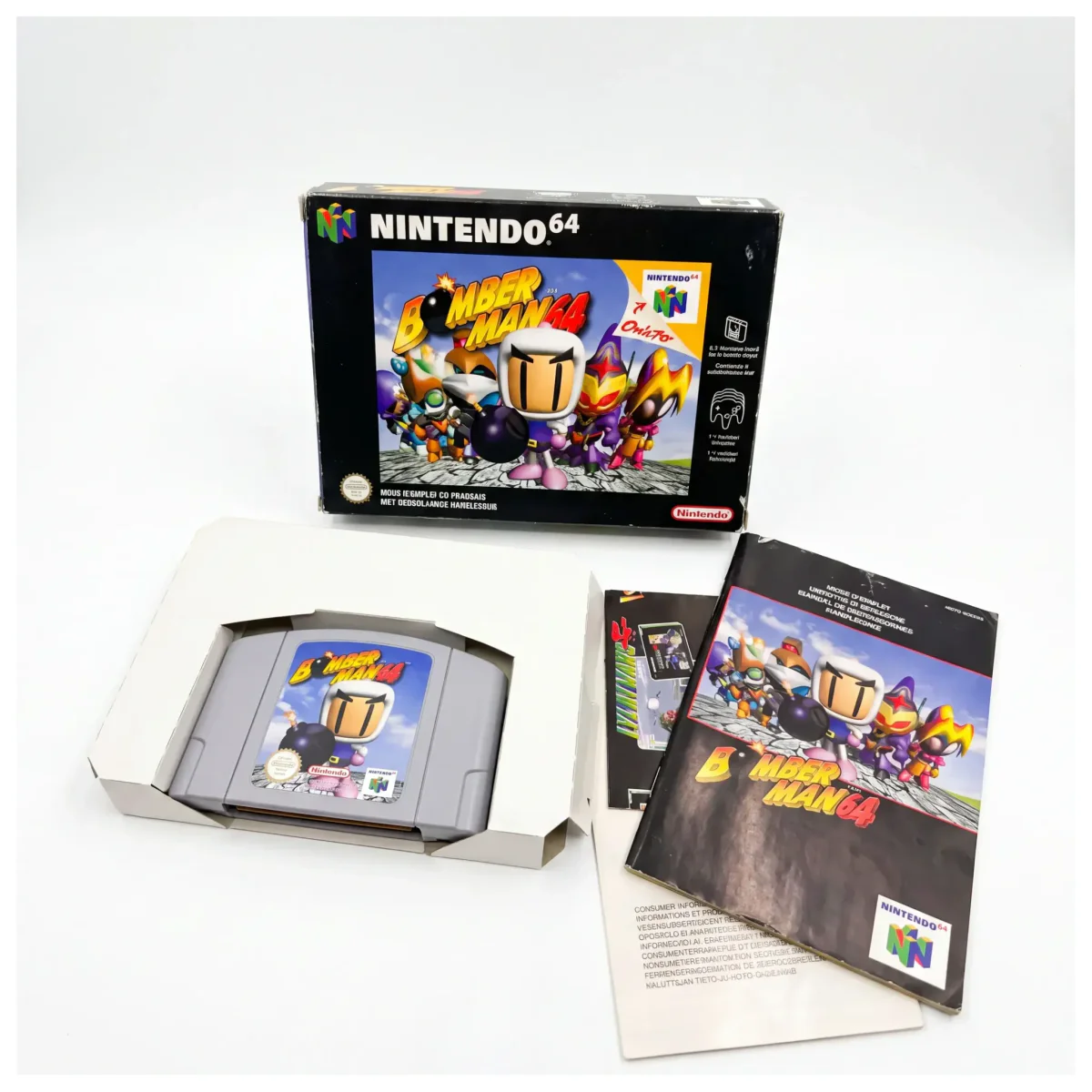 Bomberman 64 (Nintendo 64) — zadní strana