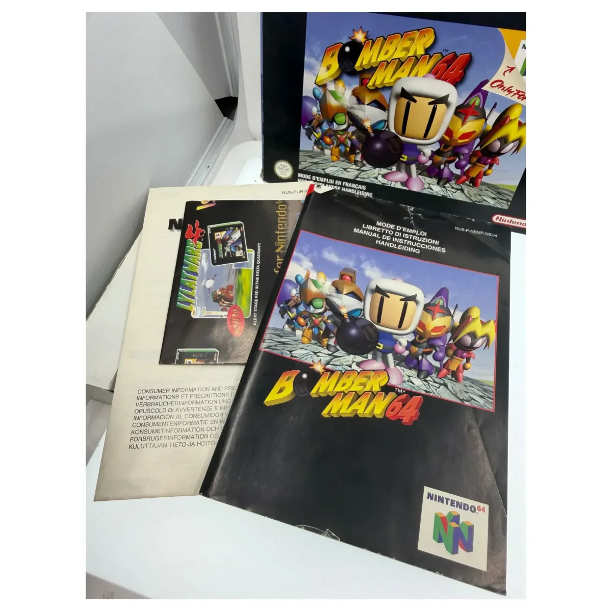 Bomberman 64 Nintendo 64 Binnenkant — Game in doos