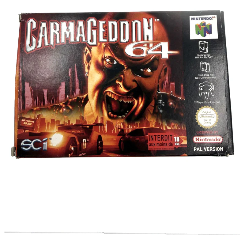 Carmageddon 64 (Nintendo 64) Game in doos — Redelijke staat — origineel kopen bij Gameshop Enter