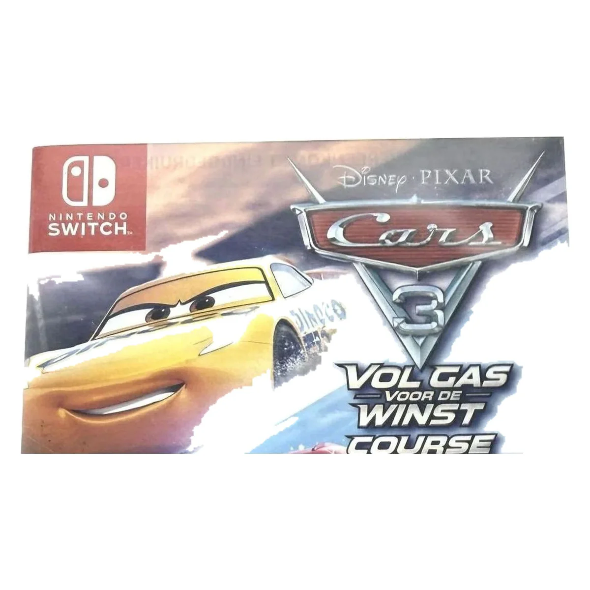 Cars 3: Volgas voor de Winst Course vers la Victoire Nintendo Switch Detail — Game in doos