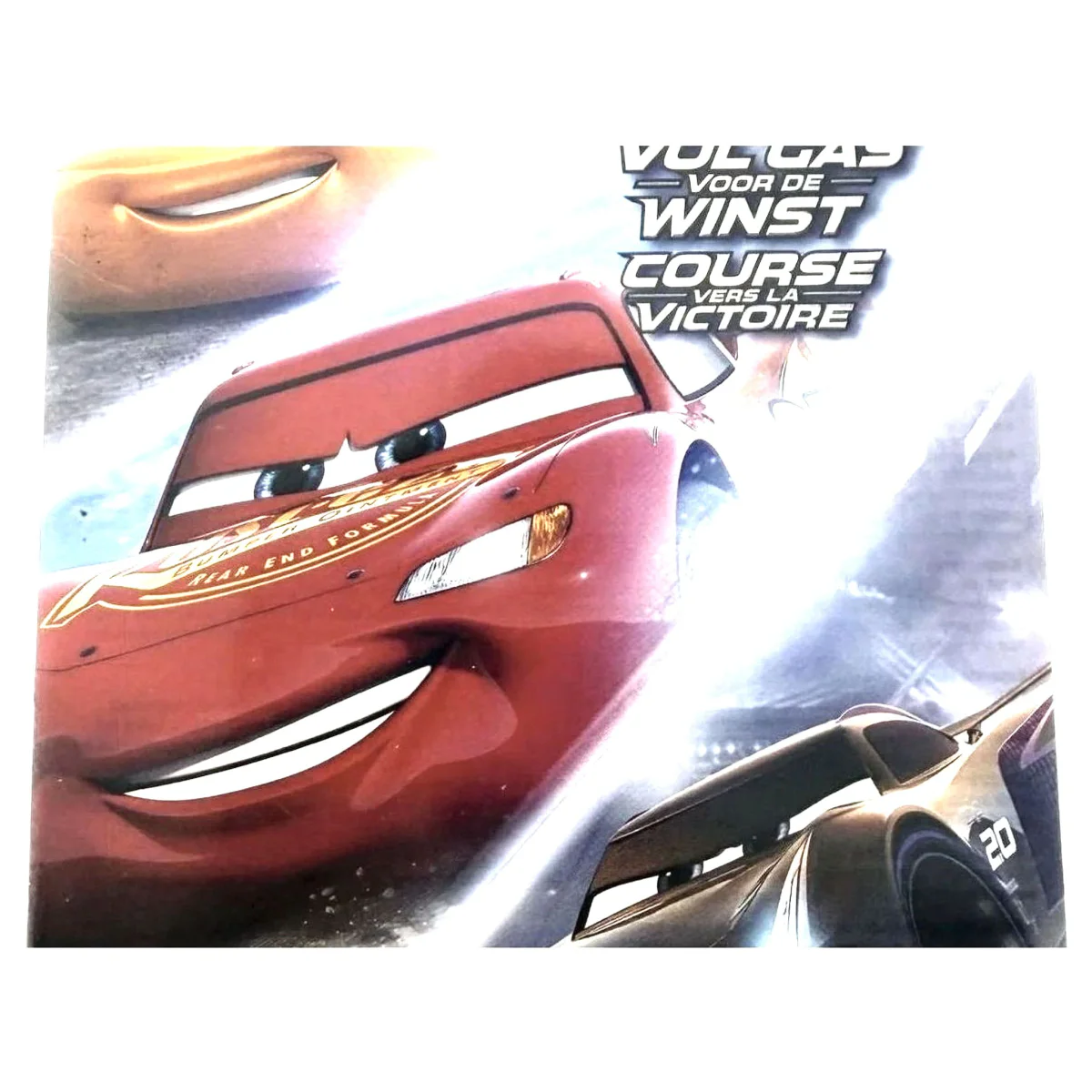 Cars 3: Volgas voor de Winst Course vers la Victoire Nintendo Switch Label — Game in doos