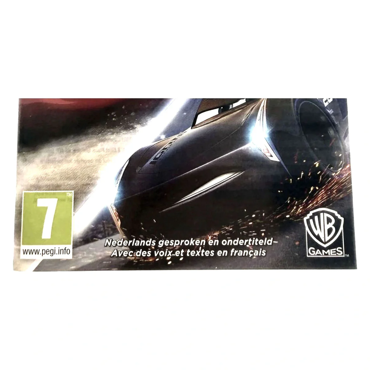 Cars 3: Volgas voor de Winst Course vers la Victoire Nintendo Switch Binnenkant — Game in doos