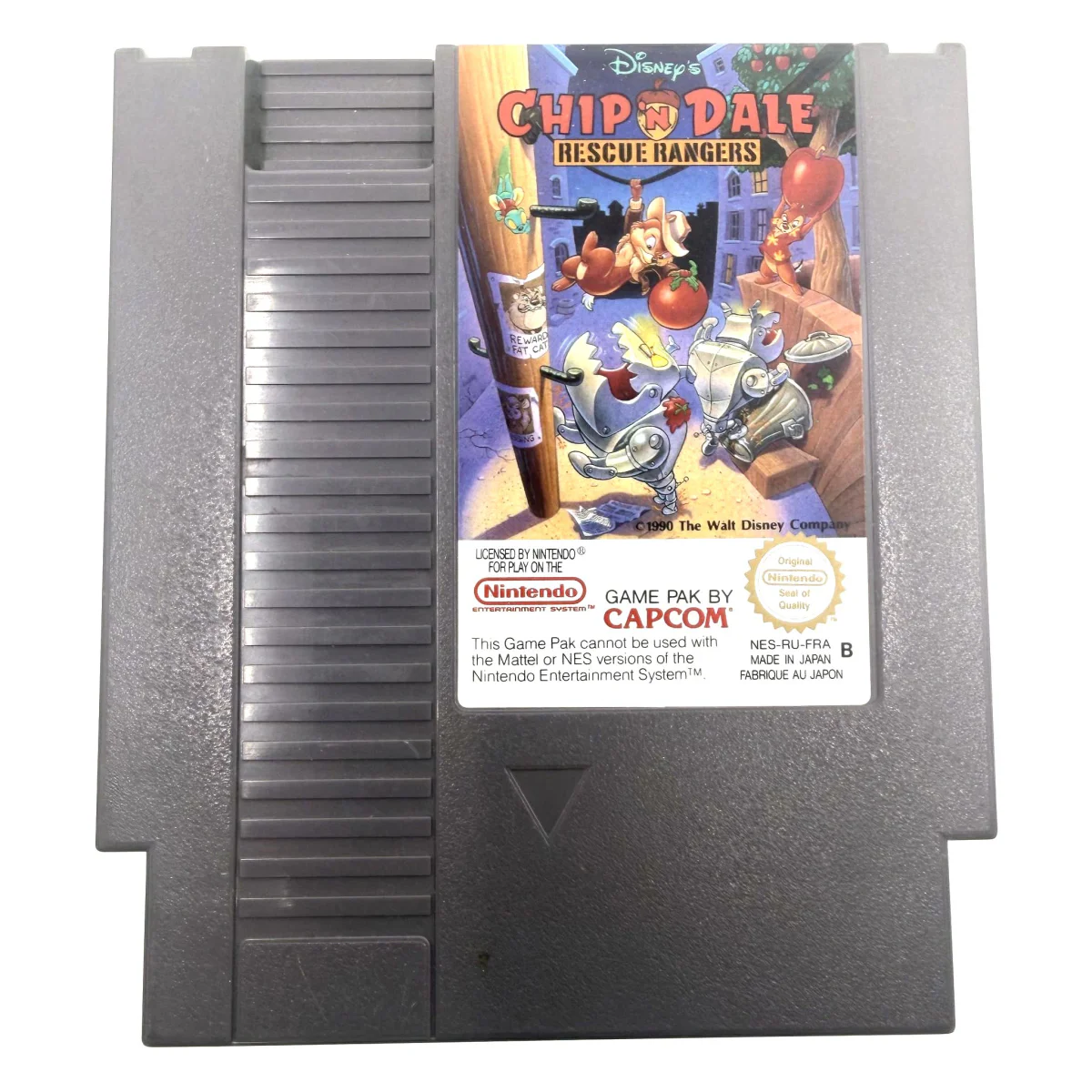 Chip 'n Dale Rescue Rangers NES Voorkant — Losse cartridge
