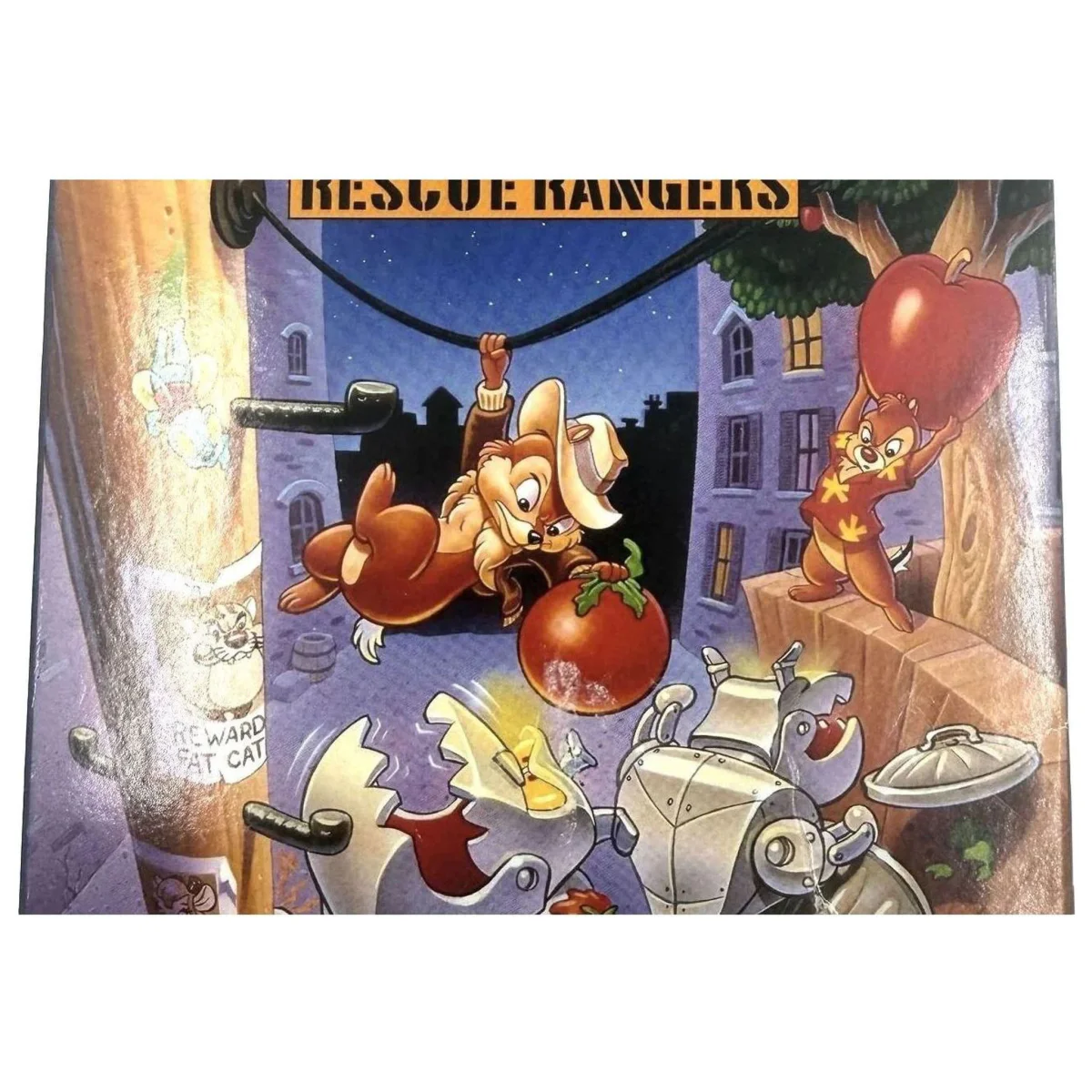 Chip 'n Dale Rescue Rangers NES Label — Game in doos