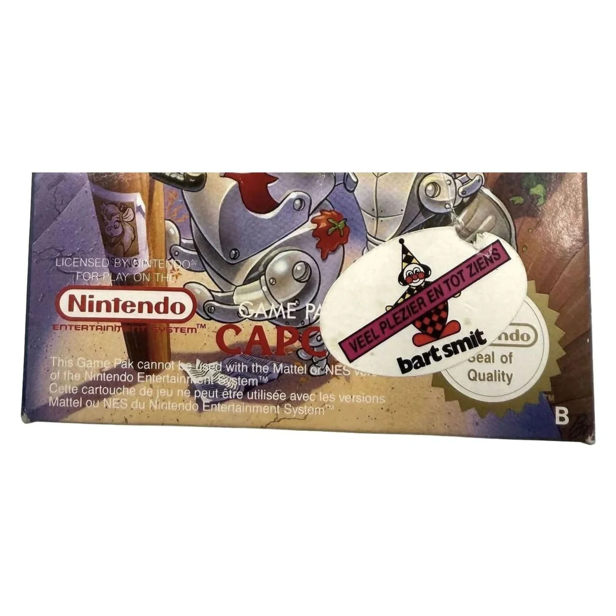 Chip 'n Dale Rescue Rangers NES Binnenkant — Game in doos