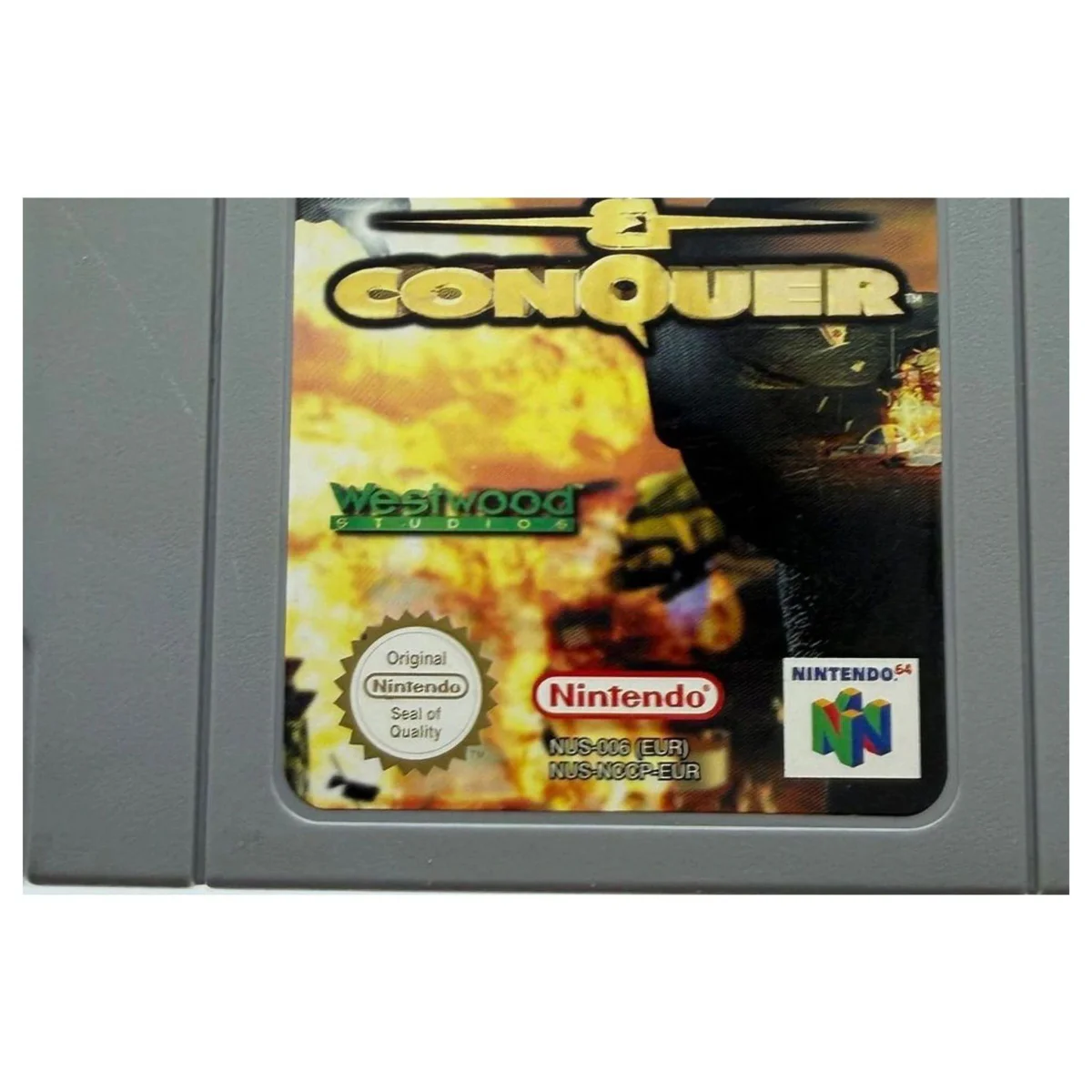 Command & Conquer Nintendo 64 Label — Losse cartridge