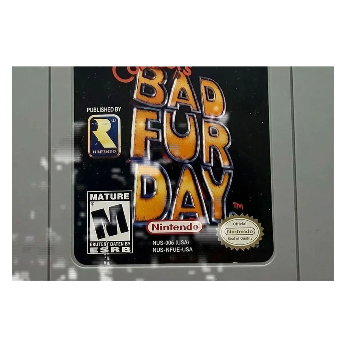 Conker's Bad Fur Day Nintendo 64 Label — Losse cartridge
