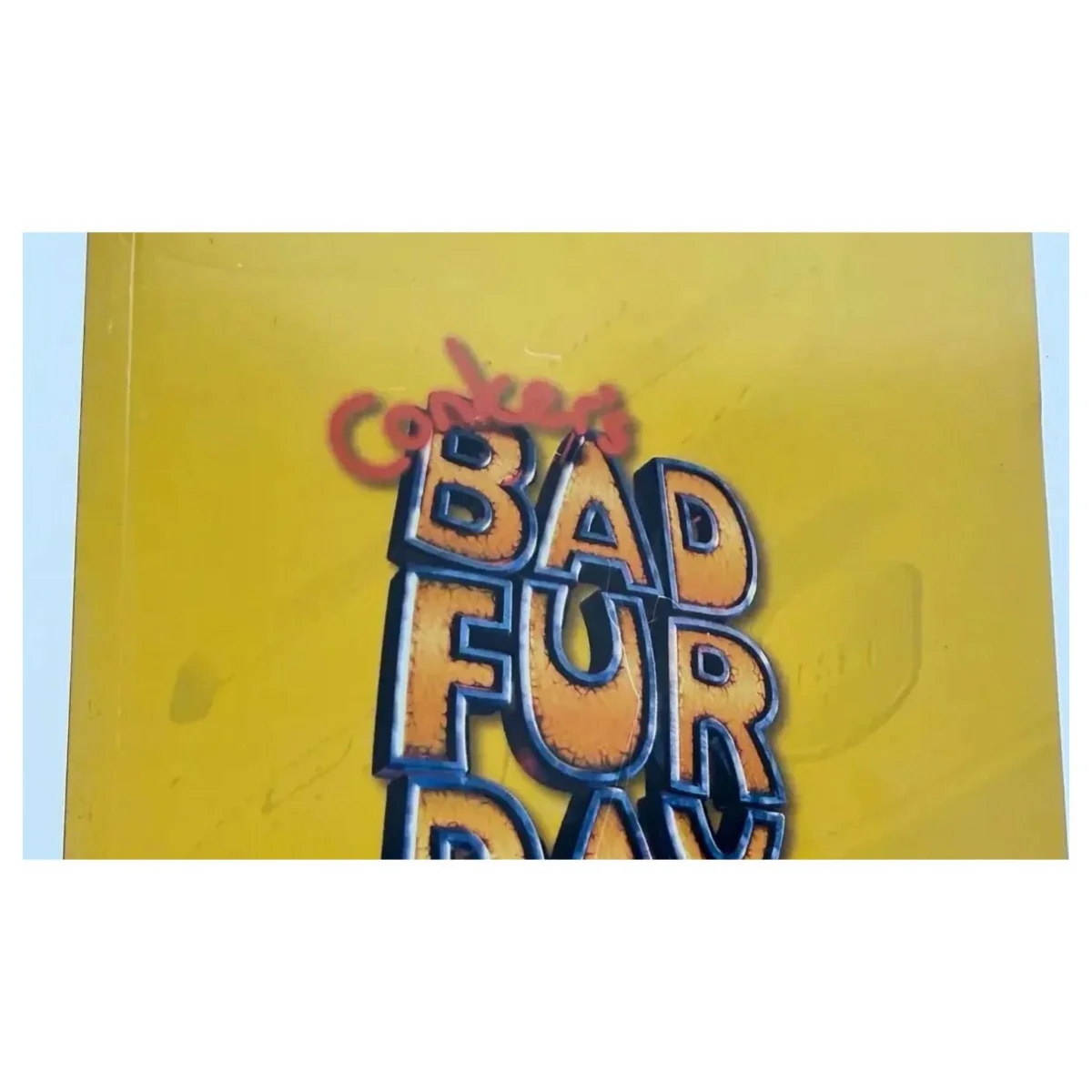 Conker's Bad Fur Day — originele handleiding Nintendo 64 Detail — Met handleiding