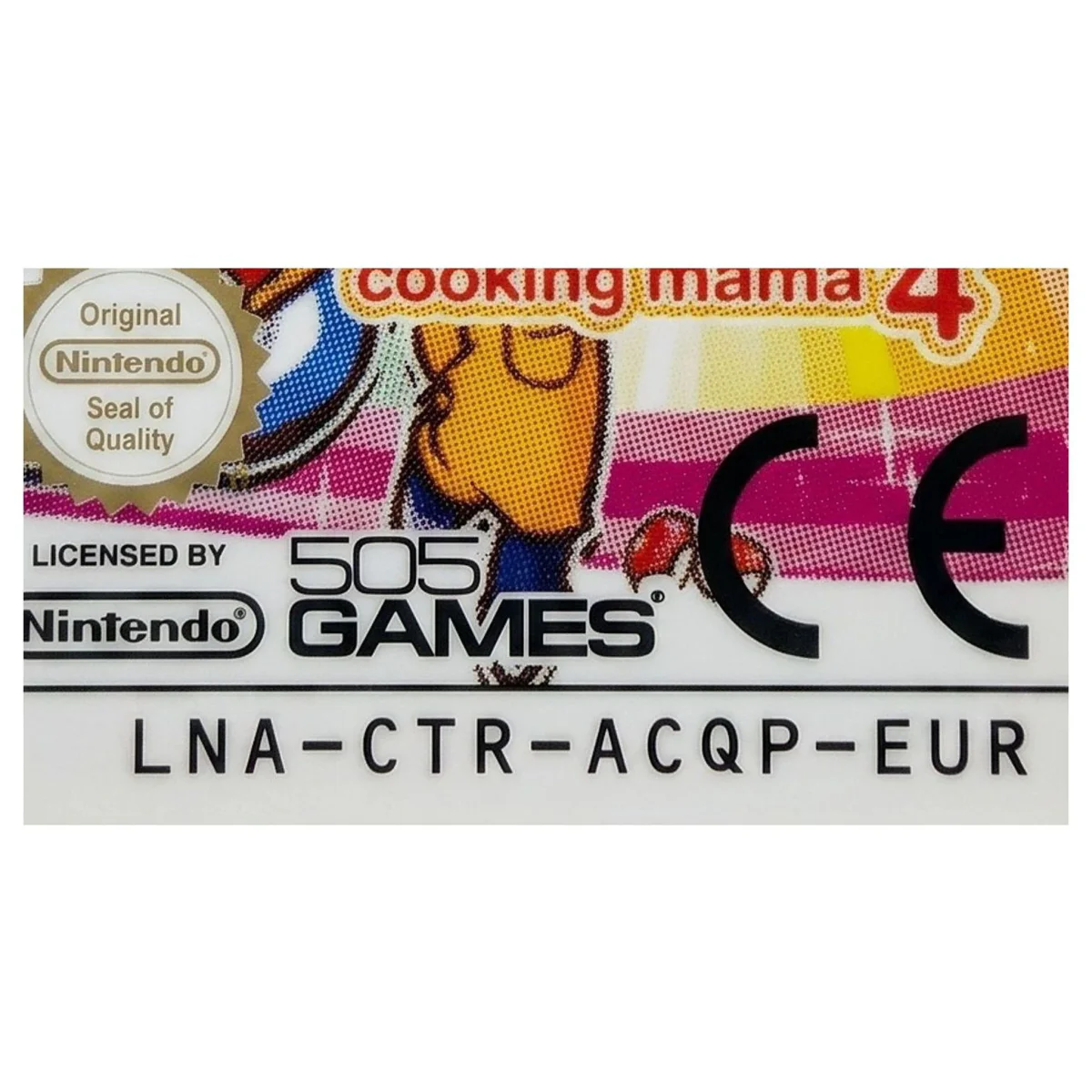 Cooking Mama 4 Nintendo 3DS Binnenkant — Losse cartridge