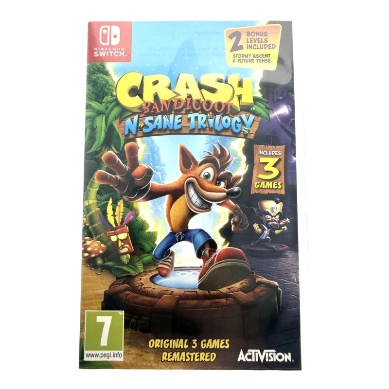 Crash Bandicoot N. Sane Trilogy (Nintendo Switch) Game in doos — Goed — origineel kopen bij Gameshop Enter