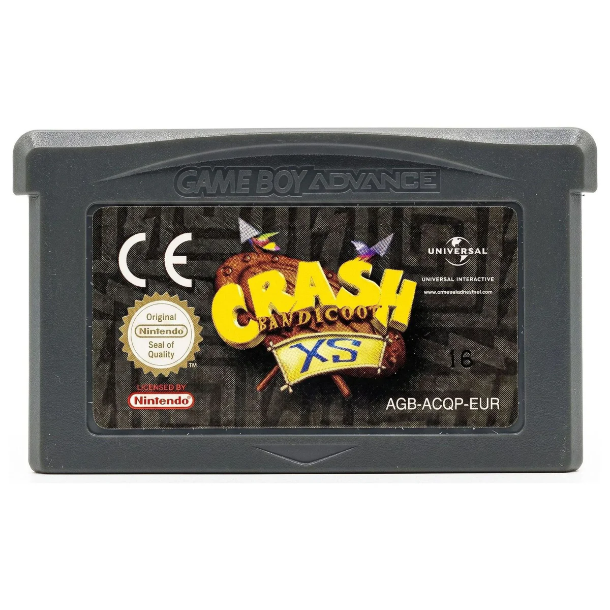 Crash Bandicoot XS Game Boy Advance Voorkant — Losse cartridge
