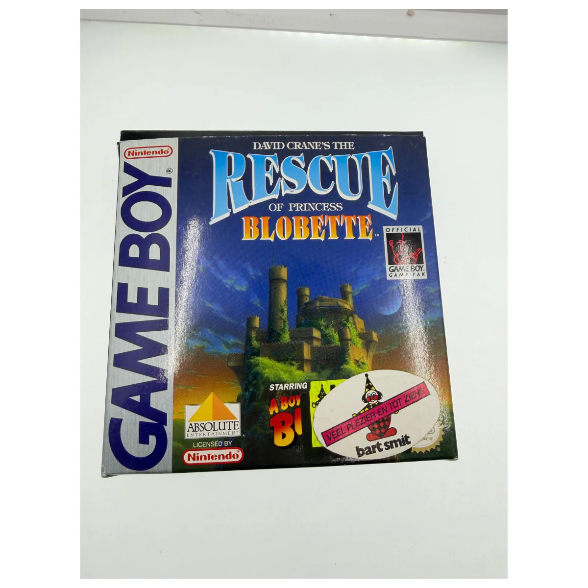 David Crane's The Rescue of Princess Blobette Game Boy / Color Voorkant — Game in doos