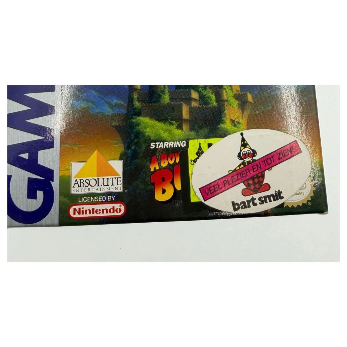 David Crane's The Rescue of Princess Blobette Game Boy / Color Binnenkant — Game in doos