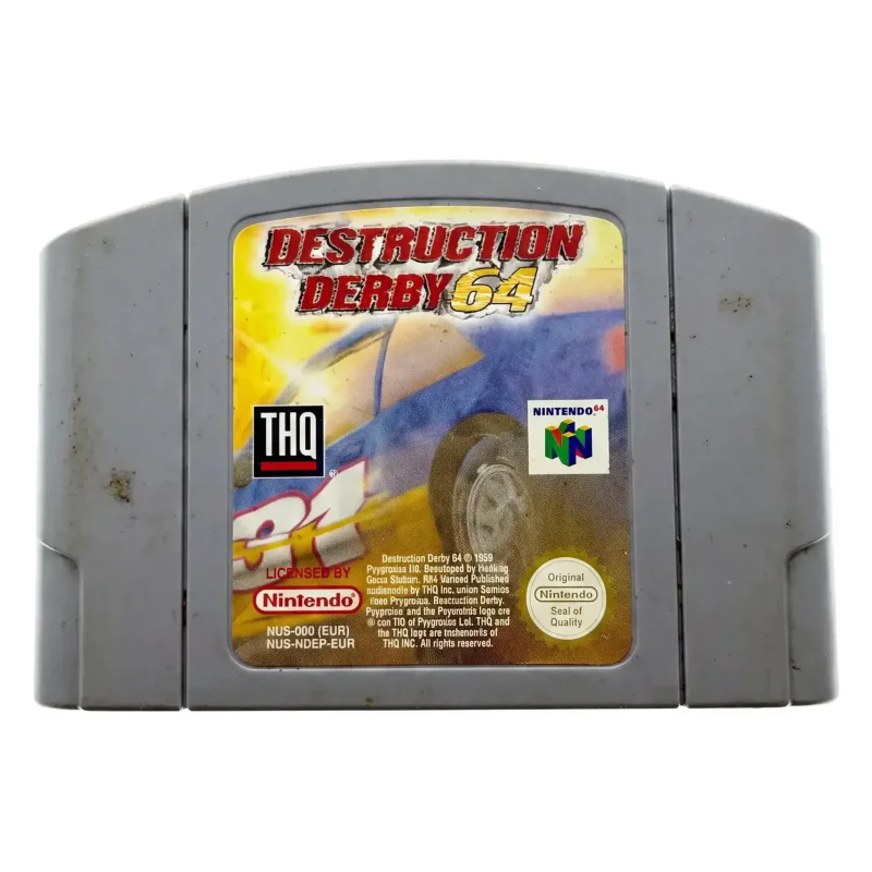 Destruction Derby 64 (Nintendo 64) Losse cartridge — Goed — origineel kopen bij Gameshop Enter